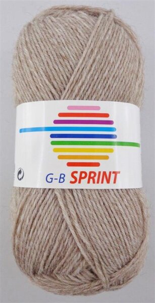 Wolle Sprint hellbraun Farbe 307