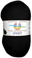 Wolle Sprint schwarz 75% Schurwolle Superwash+25%...