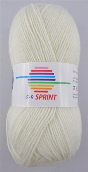 Wolle Sprint weiß Farbe 266