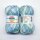 Wolle Sunshine color blau-mint-weiß Farbe 40 50% Polyacryl+50% Baumwolle 50g 101m