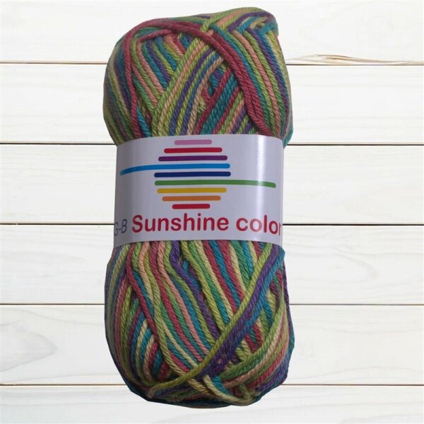 Wolle Sunshine color bunt Farbe 10