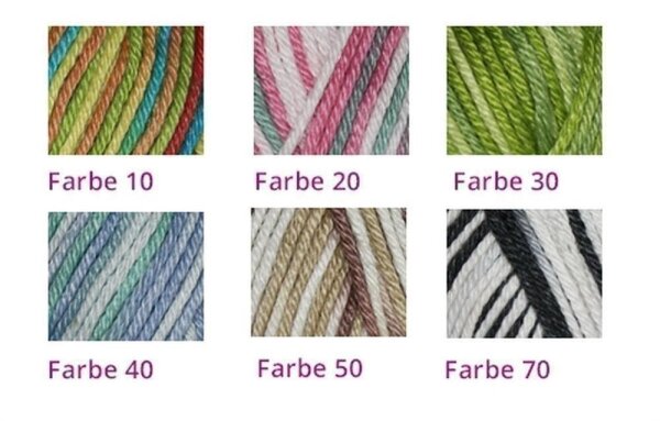 Wolle Sunshine color erdtöne Farbe 50