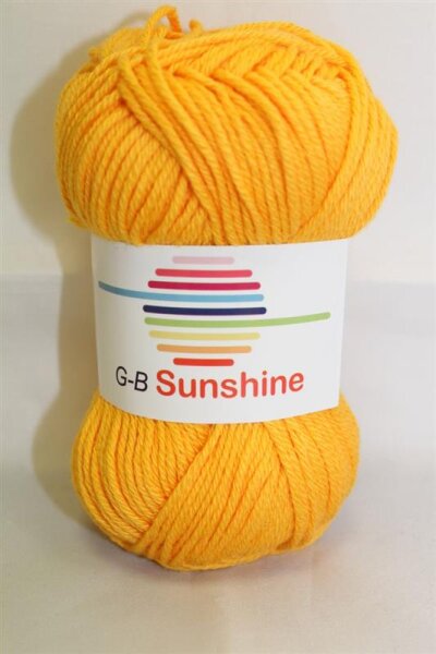 Wolle Sunshine gelb Farbe 6