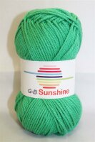 Wolle Sunshine grün 50% Polyacryl+50% Baumwolle 50g...