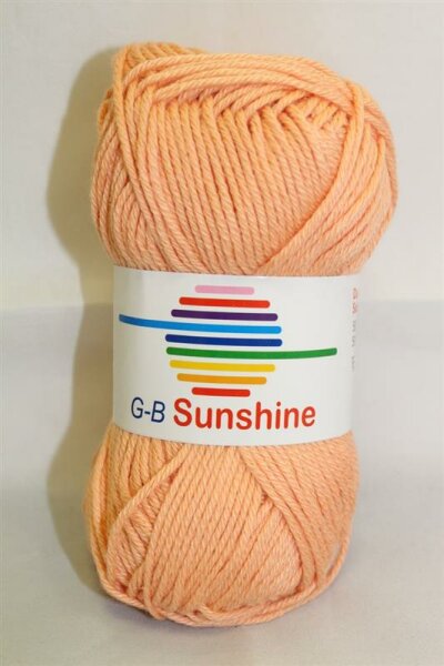 Wolle Sunshine lachs 50% Polyacryl+50% Baumwolle 50g 101m, Farbe 20
