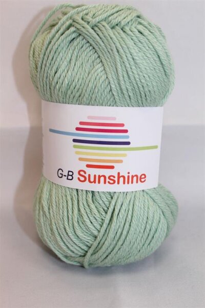 Wolle Sunshine mintgrün Farbe 10