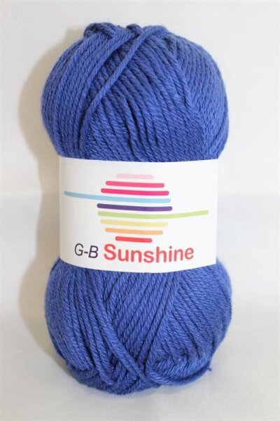 Wolle Sunshine royalblau Farbe 12