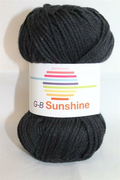 Wolle Sunshine schwarz 50% Polyacryl+50% Baumwolle 50g 101m, Farbe 11