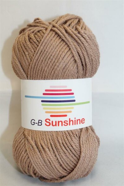 Wolle Sunshine taupe 50% Polyacryl+50% Baumwolle 50g 101m, Farbe 14