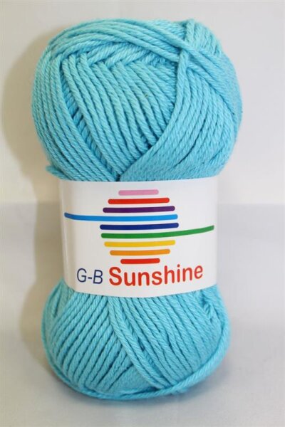 Wolle Sunshine türkis Farbe 7