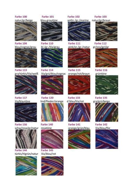 Wolle Super Socks Jacquard blau-cognac-grau 75% Schurwolle Superwash+25% Polyamid 150g 390m, Farbe 104