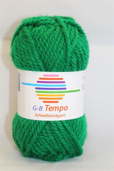 Wolle Tempo grün Farbe 21