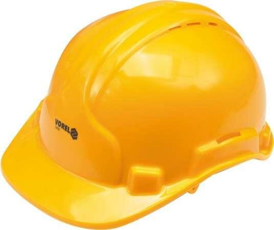 Schutzhelm Bauarbeiterhelm Arbeitsschutzhelm Bauhelm Helm Gelb 50 bis 66 cm