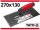 GLÄTTEKELLE GEZAHNT 270X130MM ZAHN 8X8MM
