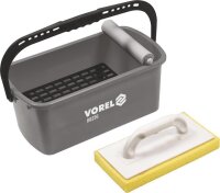 FLIESENWASCHSET MIT ROLLE 10L