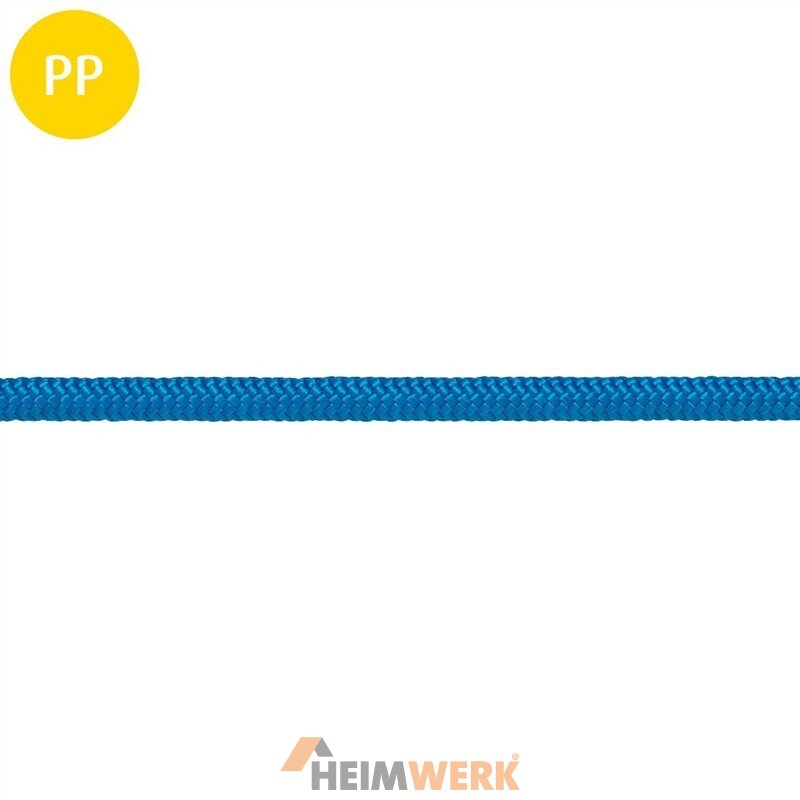 Polypropylen Seil 30 Meter - 8mm Blaues Tauwerk Für Garten, Boot & Camping