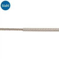 Stahldraht-Seil 2 auf 3mm, PVC