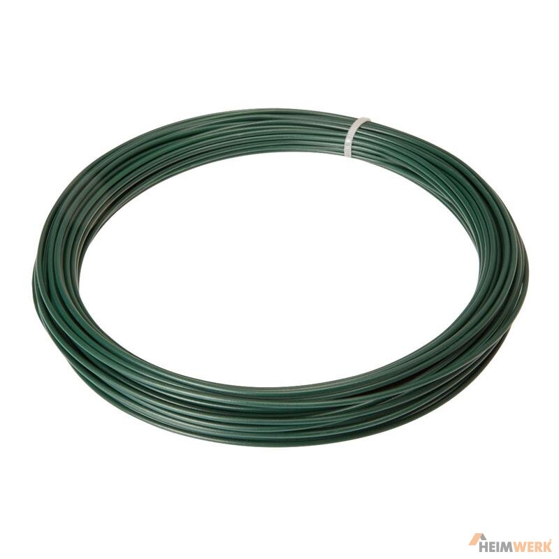 Kunststoffbeschichteter Eisendraht Grün – 50 Meter, 0,8 Mm Durchmesser, Nr. 3 Für Garten & Basteln