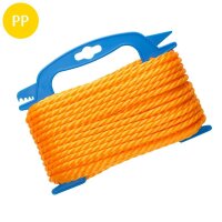 PP-Seil 8mmx10m, orange gedreht