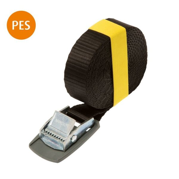 Spanngurt 25mmx2m, mit Schutzplatte