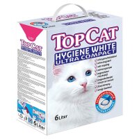 Top Cat Hygiene White Ultra Katzenstreu i. Box 6 Liter
