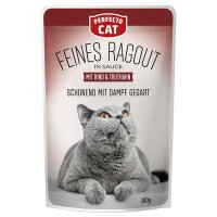 Perfecto Cat Beutel 100g Feines Ragout mit Rind &...