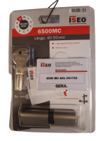 Profilzylinder Gera 6500 MC5 40-50 5 Wendeschlüssel,...