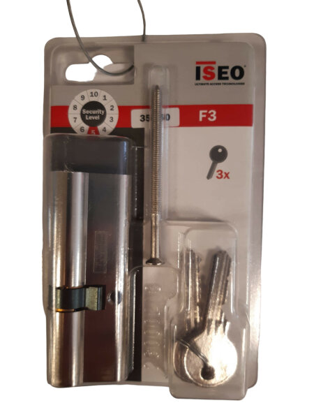 Profilzylinder F3 35-50 mit 3 Schlüssel