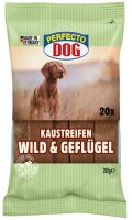 Perfecto Dog Streifen Wild/Geflügel 20er 200g