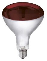 Infrarotlampe 150W Hartglas rot für Hobbyfarming