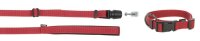 Set GoLeyGo Flat,Halsband+Leine 20mmX40-65cm,2cmX1,4-2mrot