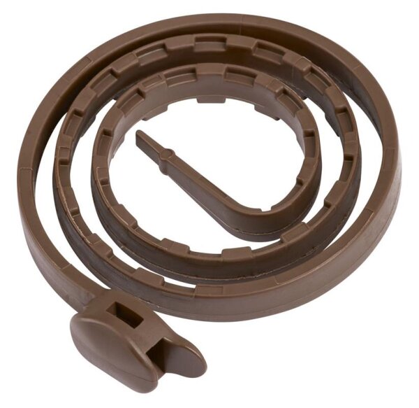 Ungezieferhalsband für Hunde 60cm, braun BIOZID
