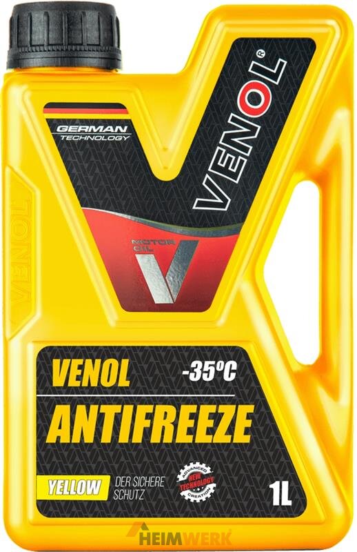 Venol Antifreeze 35 C Yellow 1L venol-antifreeze-35-c-yellow-1l