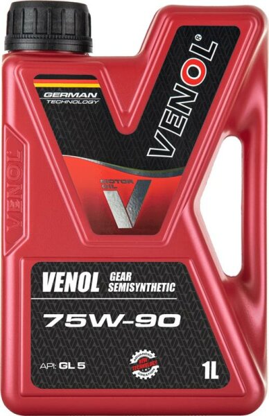 VENOL GEAR SEMISYNTHETIC 75W-90 GL-5 1 Liter