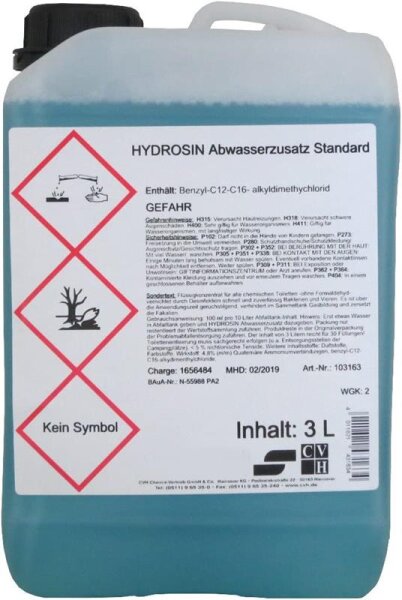 Hydrosin Abwasserzusatz 3 Liter