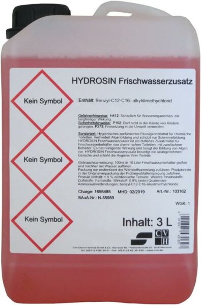 Hydrosin Frischwasserzusatz 3 Liter