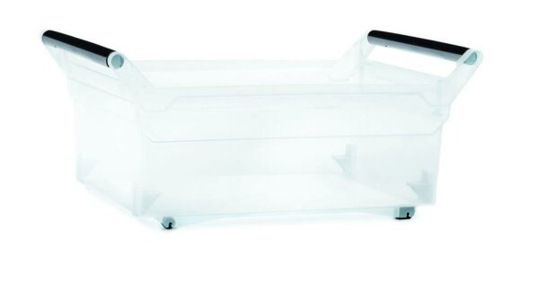 Rollbox transparent 57,8x38x25,2cm NUK niedrig 30 Liter