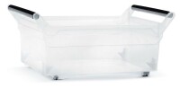 Rollbox transparent 57,8x38x25,2cm NUK niedrig 30 Liter