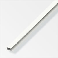 Einfass-Profil 3,5mm PVC weiss 1m