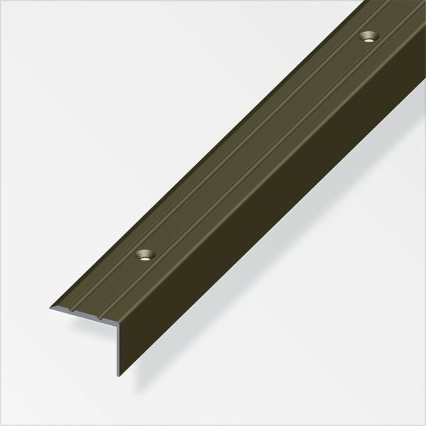 Treppen-Profil 25x20 bronze eloxiert 1m