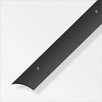 Übergangs-Profil 32x3 PVC schwarz 1m
