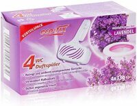 eco-fix 4er WC Duftspüler Lavendel 4x33g