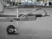 Stützrad mit Kurbel 48mm, Luftreifen LAS