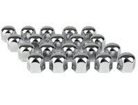 Radschraubenkappen 20 Stück verchromt 17mm...