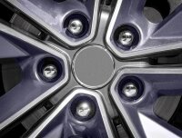 Radschraubenkappen 20 Stück verchromt 17mm 6-Kant-Design EUFAB