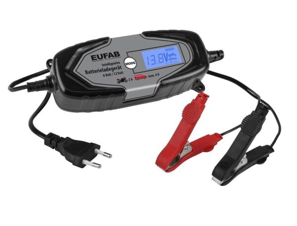Intelligentes Batterieladegerät 6/12V 4A EUFAB