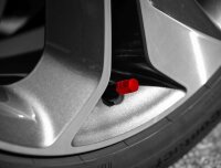 Aluminium-Ventilkappe, rot EUFAB