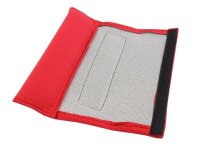 Gurtpolster Racing, rot, 2 Stück im Set EUFAB