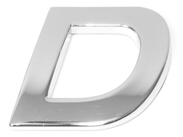 3D Car-Logo, Großbuchstabe D EUFAB