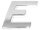 3D Car-Logo, Großbuchstabe E EUFAB
